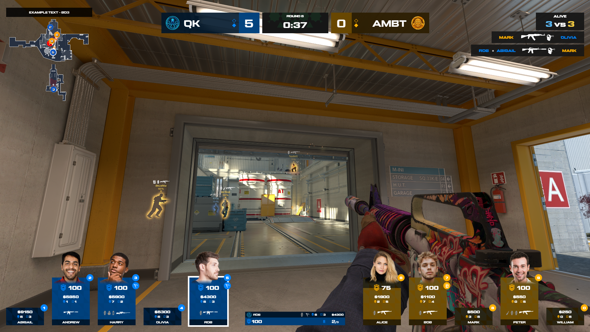 Vanguard Esports CS2 HUD